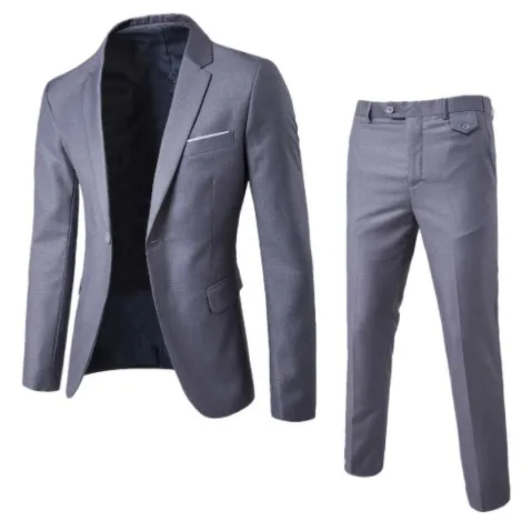 Костюм мужской однотонный с длинным рукавом, деловой костюм с лацканами и приталенными пуговицами, повседневный Элитный комплект, рабочая ...
Костюм мужской однотонный с длинным рукавом, деловой костюм с лацканами и приталенными пуговицами, повседневный Элитный комплект, рабочая ...