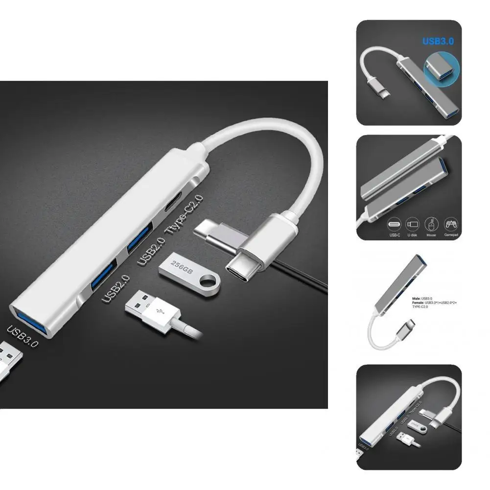Docking Station Useful Professional Portable 4 in 1 USB/Type-C Hub Computer Accessories USB Splitter Hub Docking Station
Docking Station Useful Professional Portable 4 in 1 USB/Type-C Hub Computer Accessories USB Splitter Hub Docking Station