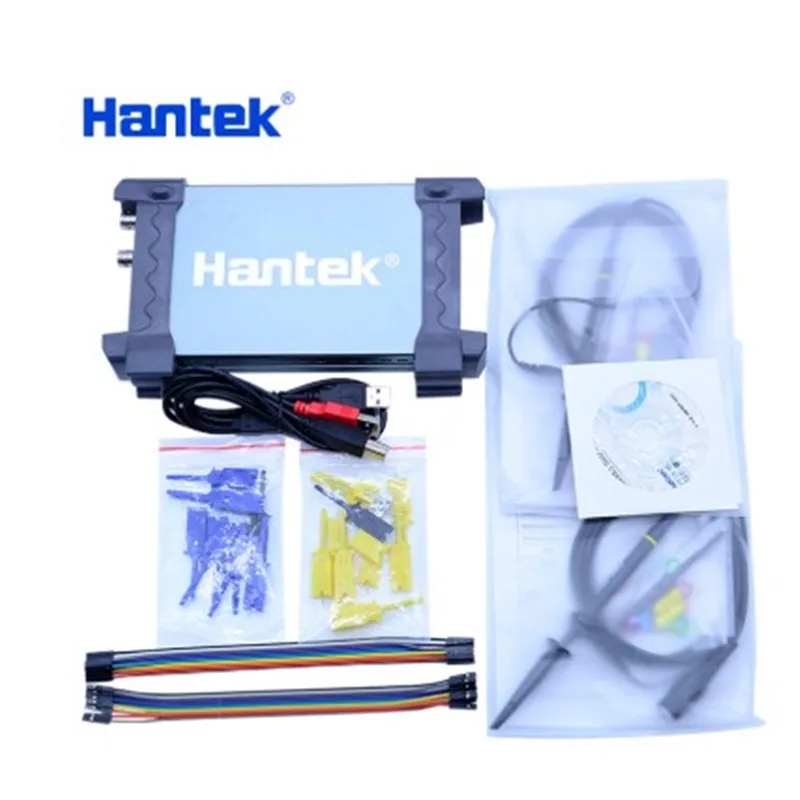 

Hantek USB oscilloscope 2 CH 20MHz 48MSa/s digital pc Oscilloscope 6022BE 6052BE 6082BE 6102BE 6212BE Channels Logic Analyzer