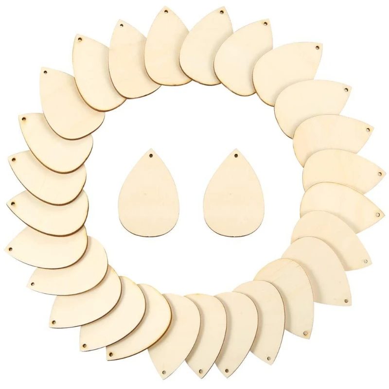 DIY Unfinished Wooden Teardrop Earring Pendants Blank Wood Dangle Earring Charms X7YA
DIY Unfinished Wooden Teardrop Earring Pendants Blank Wood Dangle Earring Charms X7YA