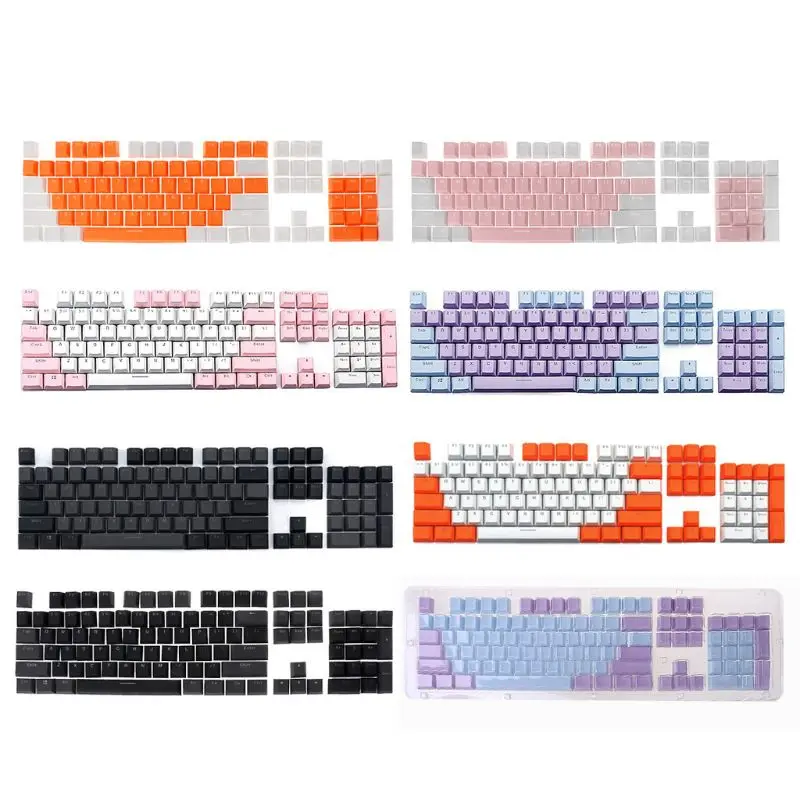 Механическая клавиатура Сменные Keycaps полупрозрачные двойной выстрел PBT 104 KeyCaps с подсветкой для вишни клавиатура MX Переключатель
Механическая клавиатура Сменные Keycaps полупрозрачные двойной выстрел PBT 104 KeyCaps с подсветкой для вишни клавиатура MX Переключатель