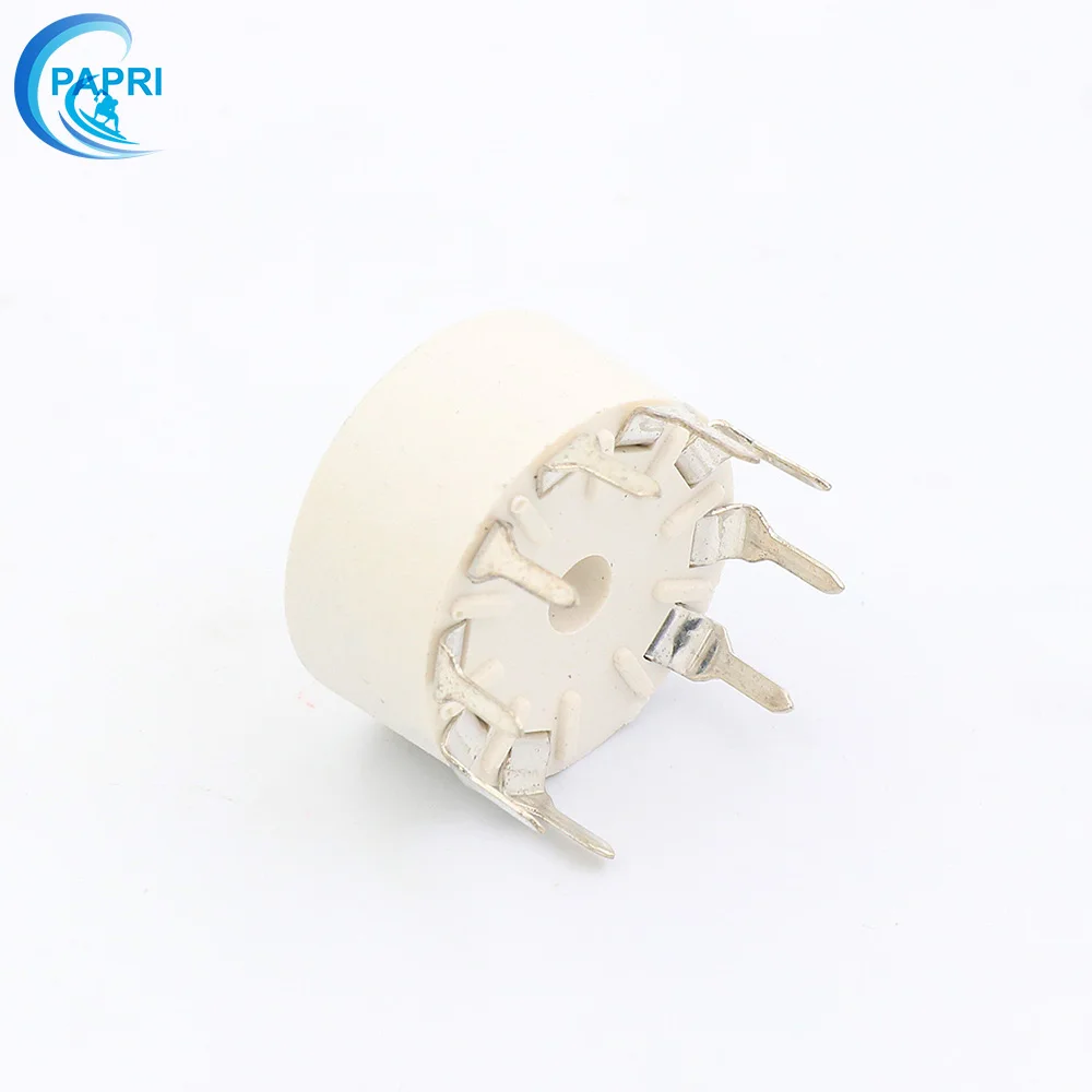 PAPRI 10PCS EL84 12AX7 ECC83 ECC82 6922 Bakelite B9A 9Pin Tube Socket Audio PCB Mount
PAPRI 10PCS EL84 12AX7 ECC83 ECC82 6922 Bakelite B9A 9Pin Tube Socket Audio PCB Mount