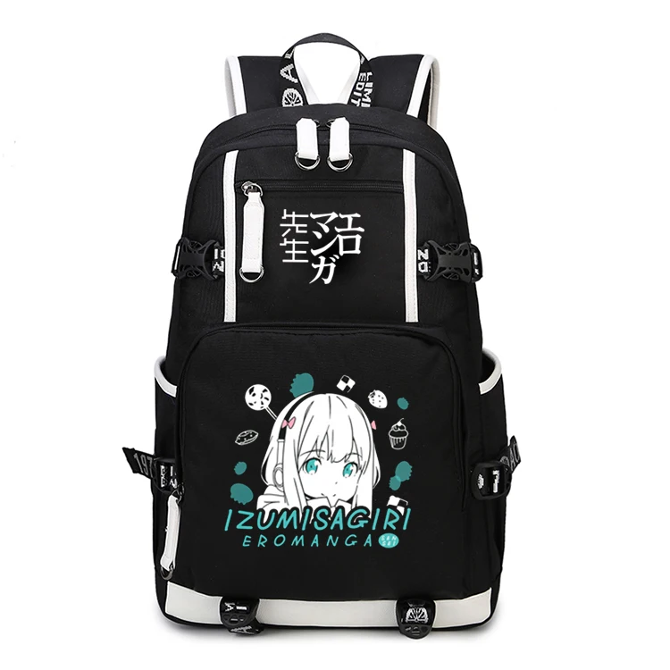 Anime Eromanga Sensei Cosplay Backpack Sagiri Izumi Bags Student School Bag Travel Bag men Computer women package
Anime Eromanga Sensei Cosplay Backpack Sagiri Izumi Bags Student School Bag Travel Bag men Computer women package