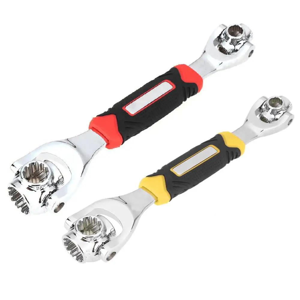 MOYOTEC 48 in 1 Multi Bolt Wrench 360 Degree Socket Wrench Rotary Spanner with Spline Bolts Furniture Car Repair Hand Tool 
MOYOTEC 48 in 1 Multi Bolt Wrench 360 Degree Socket Wrench Rotary Spanner with Spline Bolts Furniture Car Repair Hand Tool