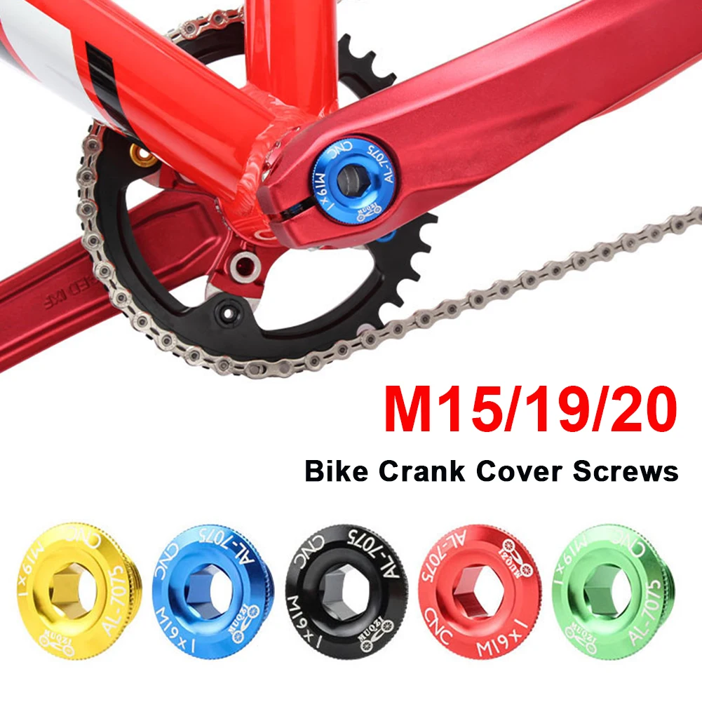 MTB Bike M15/M19/M20 Crank Cover Screws CNC Aluminum Alloy Crank Bolt Cap Crankset Screw For Shimano MTB Bike Accessories
MTB Bike M15/M19/M20 Crank Cover Screws CNC Aluminum Alloy Crank Bolt Cap Crankset Screw For Shimano MTB Bike Accessories