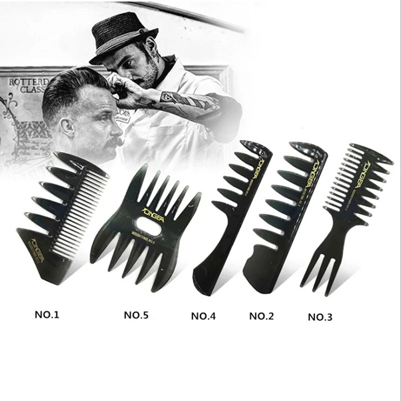 Men's Vintage Oil Head Comb New Oil Head Shape Partner Comb Wide Tooth Fork Comb Back Comb Men's Styling Tools
Men's Vintage Oil Head Comb New Oil Head Shape Partner Comb Wide Tooth Fork Comb Back Comb Men's Styling Tools