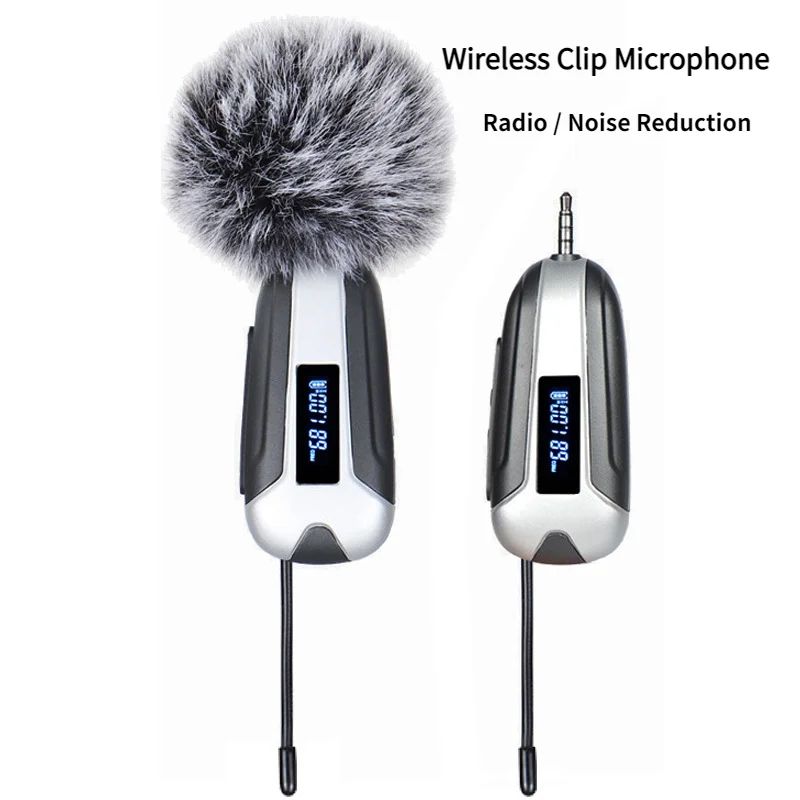 Wireless Clip Microphone Interview Video Mobile SLR Radio Vlog Recording Microphone Noise Reduction Mic For PC Microphones Audio
Wireless Clip Microphone Interview Video Mobile SLR Radio Vlog Recording Microphone Noise Reduction Mic For PC Microphones Audio