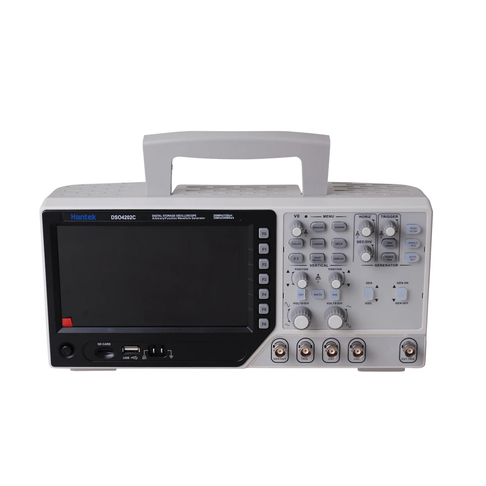 Hantek Oscilloscope DSO4202C Digital Multimeter Oscilloscope 2CH 200Mhz+ Arbitrary/Function Waveform Generator1GSa/s Sample rate
Hantek Oscilloscope DSO4202C Digital Multimeter Oscilloscope 2CH 200Mhz+ Arbitrary/Function Waveform Generator1GSa/s Sample rate