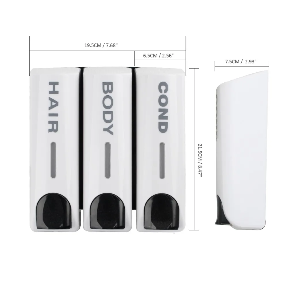 Soap Dispenser Wall-mount Shampoo Dispenser Bathroom Accessories Liquid Soap Container For Kitchen Hotel Hand Sanitizer Bottle
Soap Dispenser Wall-mount Shampoo Dispenser Bathroom Accessories Liquid Soap Container For Kitchen Hotel Hand Sanitizer Bottle