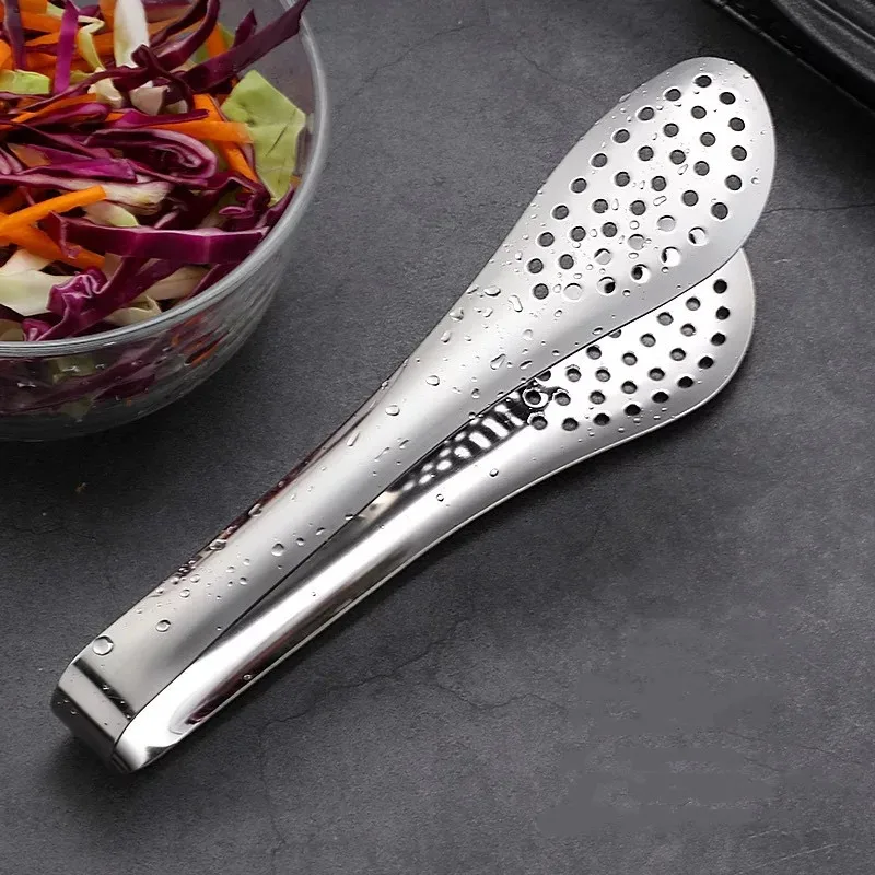 Hot Kitchen Stainless Steel Chafing Dish Salad Tongs For Hot Pot Baking Anti Heat Clip Pastry Clamp Tongs Cooking Tools 
Hot Kitchen Stainless Steel Chafing Dish Salad Tongs For Hot Pot Baking Anti Heat Clip Pastry Clamp Tongs Cooking Tools