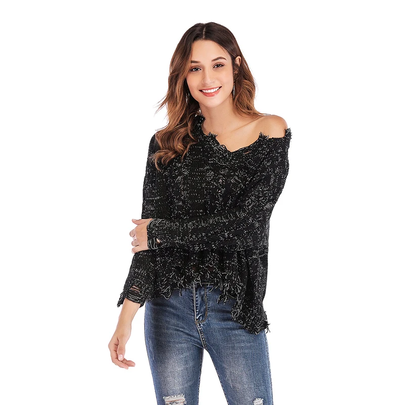 Women Casual Autumn Winter Knitted Pullovers Sweater Tops for Women 2021 New Fashion Tassel Jumper Sweater
Women Casual Autumn Winter Knitted Pullovers Sweater Tops for Women 2021 New Fashion Tassel Jumper Sweater