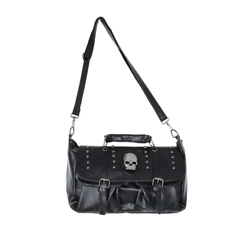 THINKTHENDO Women Handbag Rivet Gothic Popular Fashion Womens Personalise Punk Rivet Skull Shoulder Bag Handbag Black
THINKTHENDO Women Handbag Rivet Gothic Popular Fashion Womens Personalise Punk Rivet Skull Shoulder Bag Handbag Black
