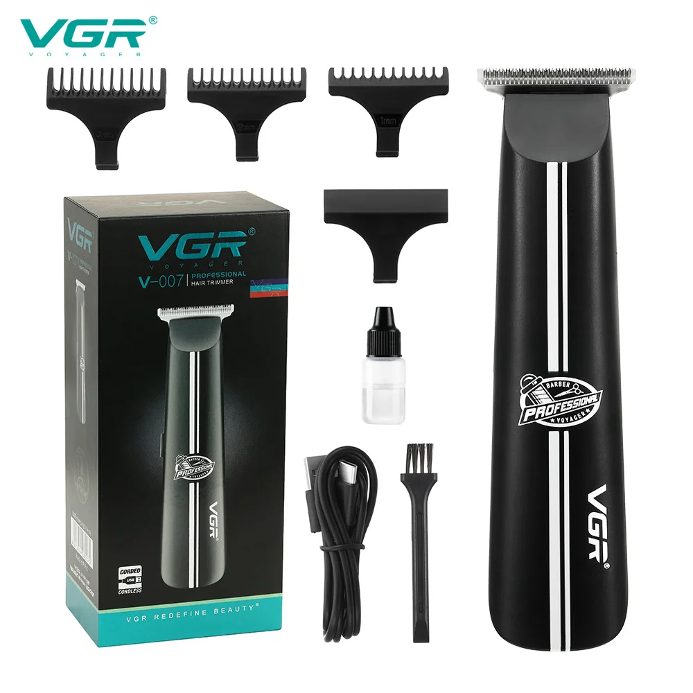 VGR Professional Electric Hair Clipper Rechargeable Hair Trimmer for Men Barber Portable Electric Haircut Travel Engraving Tools
VGR Professional Electric Hair Clipper Rechargeable Hair Trimmer for Men Barber Portable Electric Haircut Travel Engraving Tools