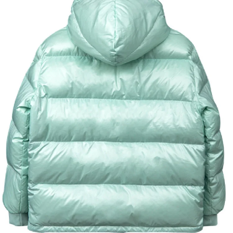 Down jacket lesbian co branded mint green new double breasted lightning hooded warm thickened coat men
Down jacket lesbian co branded mint green new double breasted lightning hooded warm thickened coat men