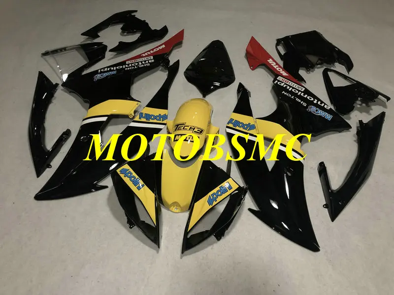 Литья под давлением обтекатель комплект для YZFR1 09 10 11 YZF R1 YZF1000 2009 2010 2011 ABS желто