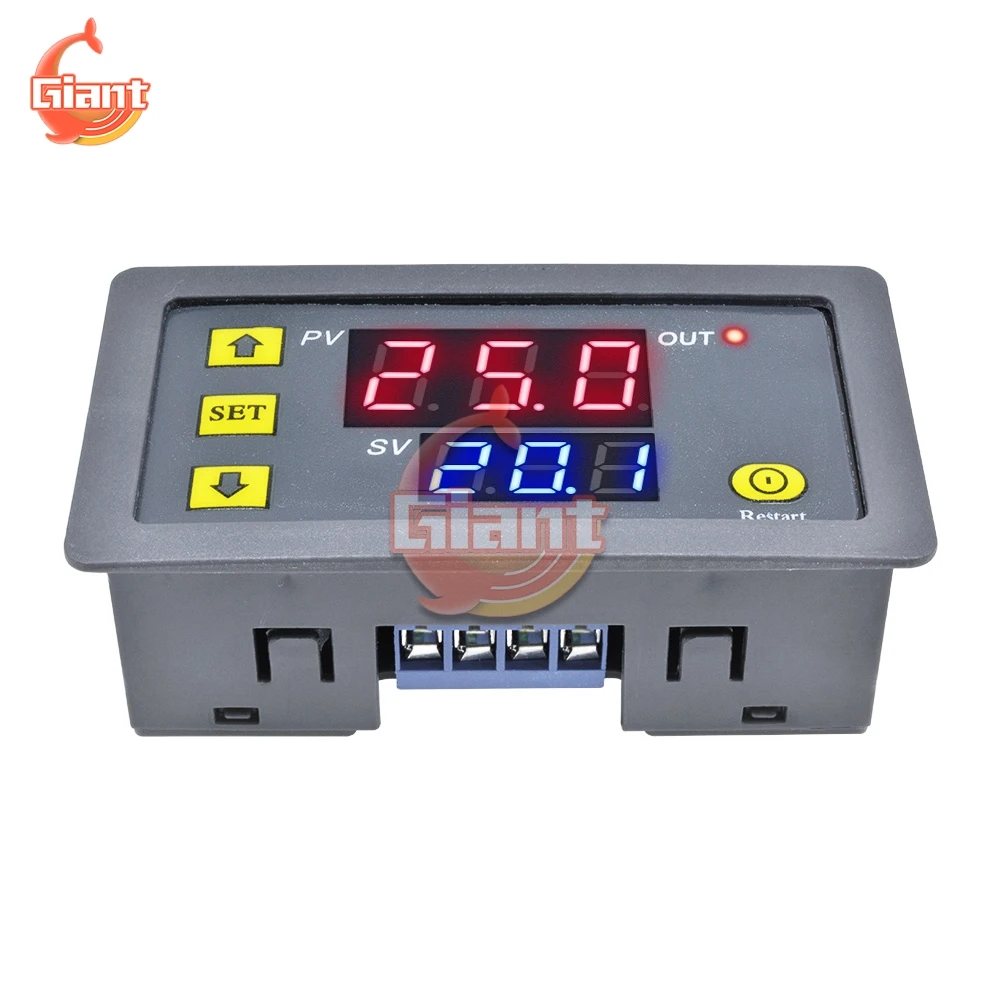 Digital Time Delay Relay Cycle Timing Relay Switch Timer Relay Dual LED Display Adjustable Control DC 12V 24V AC 110V 220V
Digital Time Delay Relay Cycle Timing Relay Switch Timer Relay Dual LED Display Adjustable Control DC 12V 24V AC 110V 220V