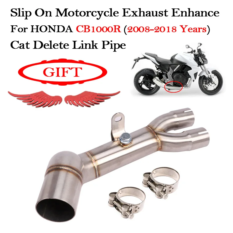 Slip On Cat Delete Eliminator усовершенствованная труба средней длины для Honda CB1000R 2008 2018 лет