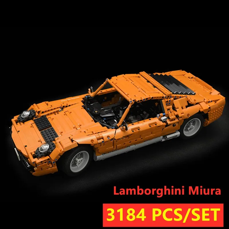 CBMOC SERIES Miura Super Racing Car Fit LeGINGlys Technic MOC-24294 Model Kits Building Blocks Bricks Toy Kid Gift
CBMOC SERIES Miura Super Racing Car Fit LeGINGlys Technic MOC-24294 Model Kits Building Blocks Bricks Toy Kid Gift