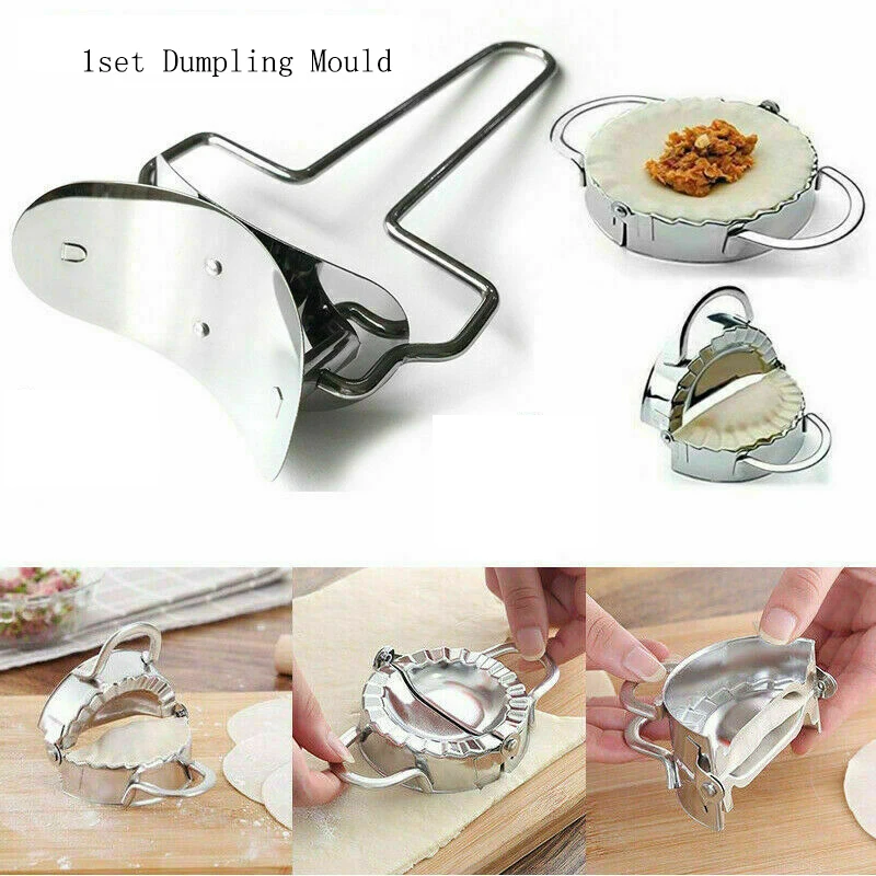 Stainless Steel DIY Dumplings Maker Pastry Baking Tool Mould Dumpling Tools Device Creative Dumpling Wrapper Kitchen Bakeware
Stainless Steel DIY Dumplings Maker Pastry Baking Tool Mould Dumpling Tools Device Creative Dumpling Wrapper Kitchen Bakeware
