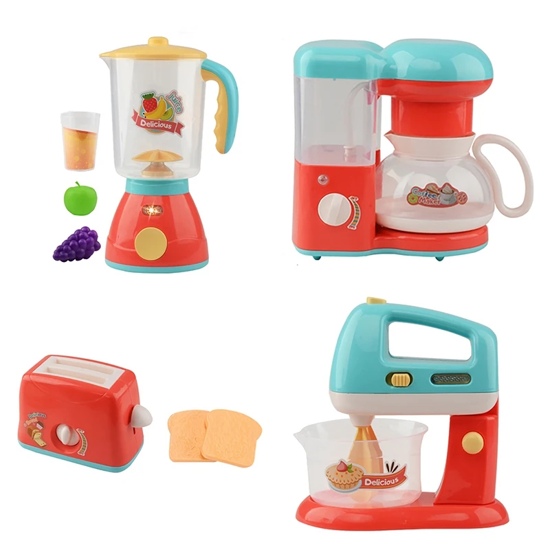 Kids Pretend Play Sets Simulation Toasters Bread Maker Coffee Machine Blender Baking Kit Game Mixer Kitchen Role Toy
Kids Pretend Play Sets Simulation Toasters Bread Maker Coffee Machine Blender Baking Kit Game Mixer Kitchen Role Toy