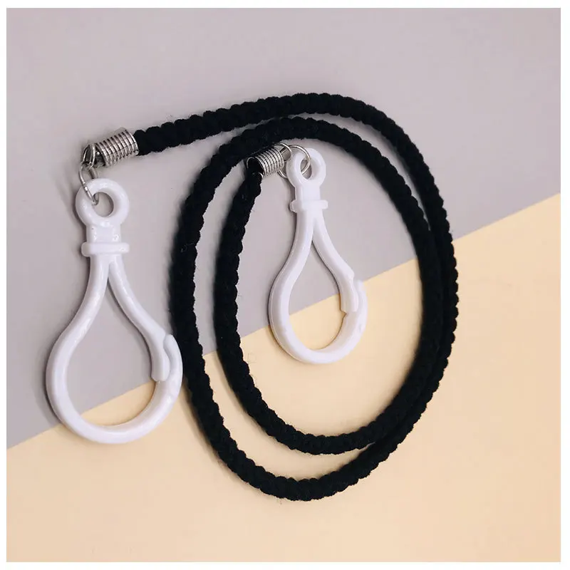 2020 Simple Korean Mask Chain Accessories Elastic String Multi-Color Plastic Anti-Loss Halter Mask Rope strap necklace
2020 Simple Korean Mask Chain Accessories Elastic String Multi-Color Plastic Anti-Loss Halter Mask Rope strap necklace