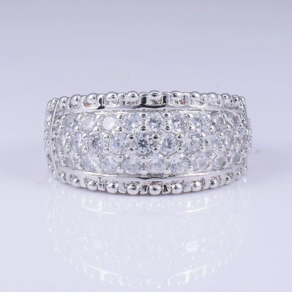 luxury jeweelry 925 silver Classic Pave 30pcs 2*2mm Round Simulated Diamond Ring for Women Free Shipping US Size 6/7/8/9/10
luxury jeweelry 925 silver Classic Pave 30pcs 2*2mm Round Simulated Diamond Ring for Women Free Shipping US Size 6/7/8/9/10