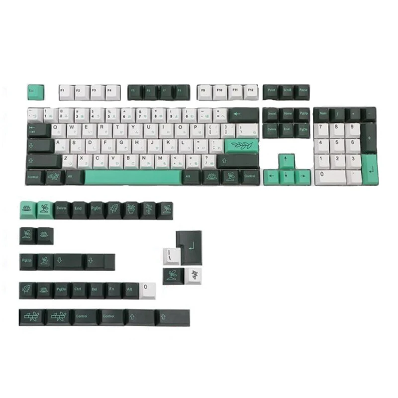 137 Keys PBT Japanese Characters Keycap for Mechanical Keyboard Botanical Theme Key Cap for Cherry Profile with Iso Key
137 Keys PBT Japanese Characters Keycap for Mechanical Keyboard Botanical Theme Key Cap for Cherry Profile with Iso Key