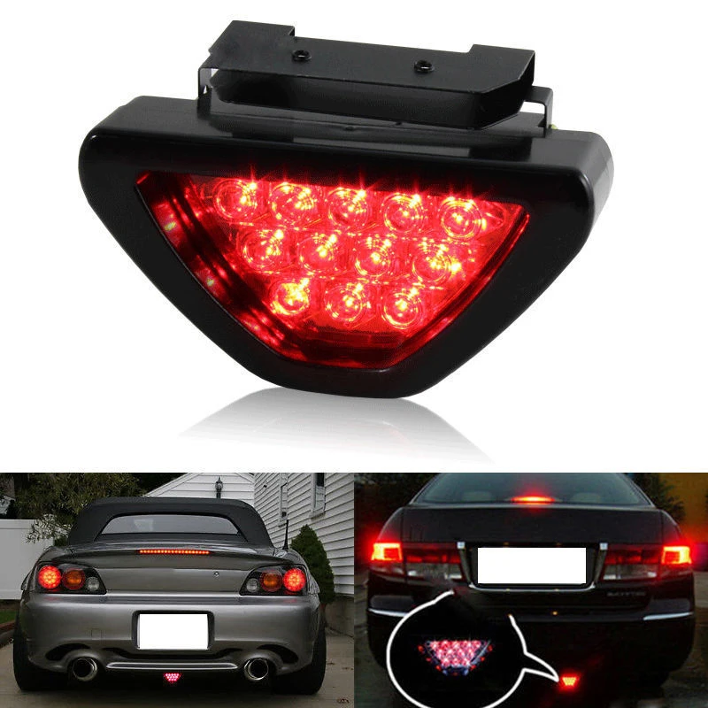 12V 7W Car Brake Light Bulb F1 Triangle Reverse Safety Parking Strobe Fog Lamp Universal Led Rear Laser Tail Brake Stop Light
12V 7W Car Brake Light Bulb F1 Triangle Reverse Safety Parking Strobe Fog Lamp Universal Led Rear Laser Tail Brake Stop Light