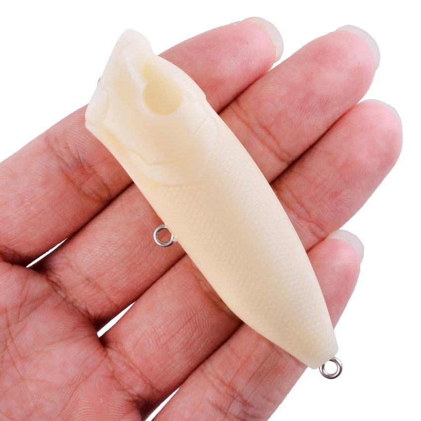 100pcs Blank Lure Body Topwater 9.9g 7.2cm Unpainted Fishing Bait Popper Wobbler Freshwater Fish Lure
100pcs Blank Lure Body Topwater 9.9g 7.2cm Unpainted Fishing Bait Popper Wobbler Freshwater Fish Lure