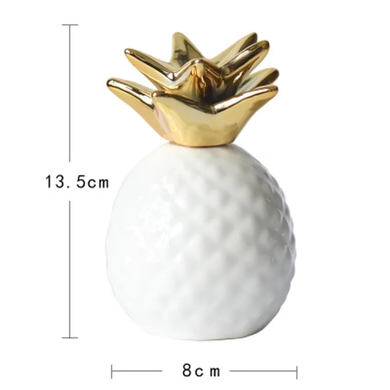 ins Nordic style creative home desktop decoration ceramic golden pineapple decoration modern living room wine cabinet decoration
ins Nordic style creative home desktop decoration ceramic golden pineapple decoration modern living room wine cabinet decoration