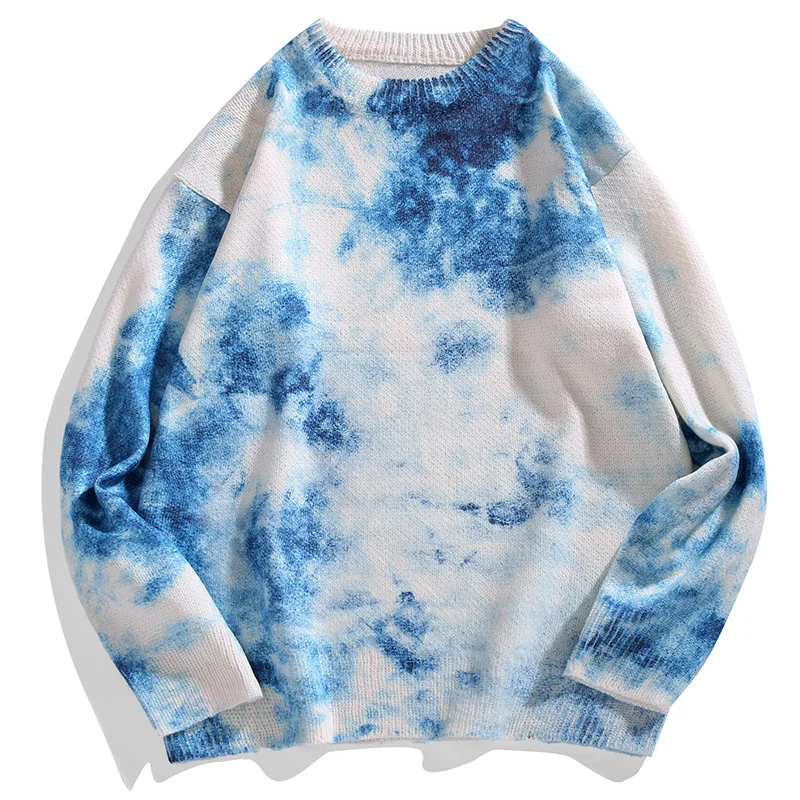 Japanese Streetwear Tie Dye Knitted Sweater Men Autumn Winter Harajuku Oversized Sweater Men Couple Knitwear Pullovers Sueter
Japanese Streetwear Tie Dye Knitted Sweater Men Autumn Winter Harajuku Oversized Sweater Men Couple Knitwear Pullovers Sueter