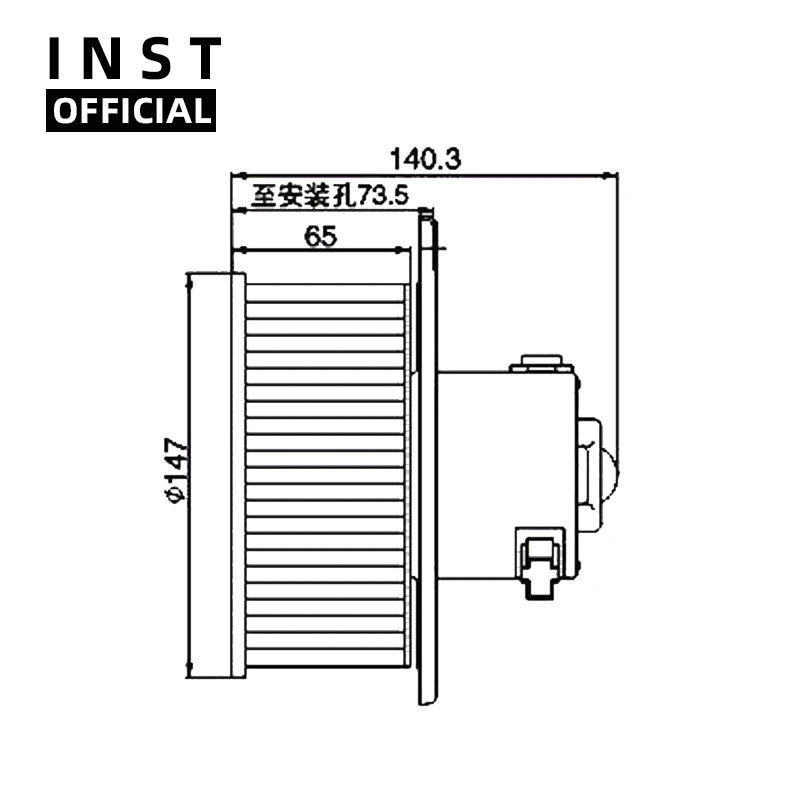Air Conditioning Fan AC A/C Blower Motor FOR CAMC 24V INST-7145
Air Conditioning Fan AC A/C Blower Motor FOR CAMC 24V INST-7145