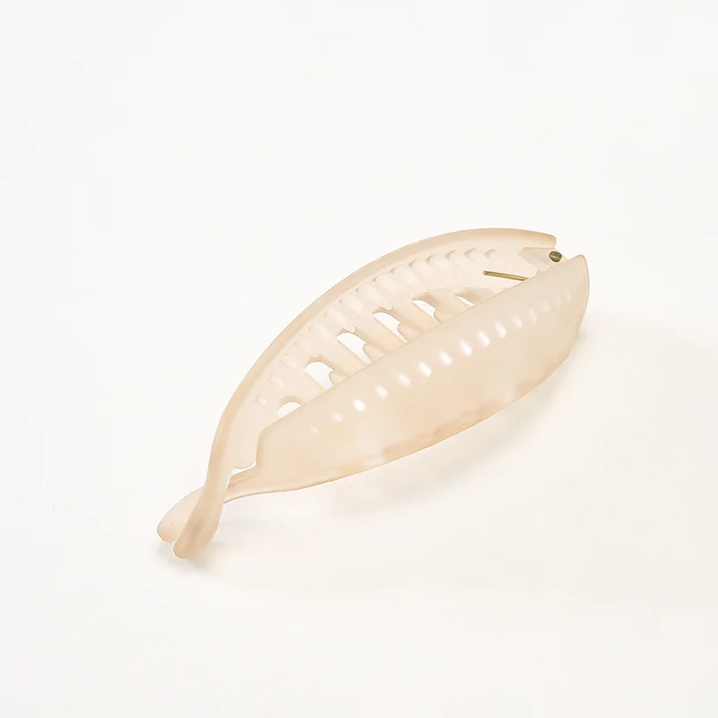 Korean Banana Hair Clip Gradient Frosted with Teeth Clips Transparent Environmentally Friendlyacrylic Ponytail Claw Accessories
Korean Banana Hair Clip Gradient Frosted with Teeth Clips Transparent Environmentally Friendlyacrylic Ponytail Claw Accessories