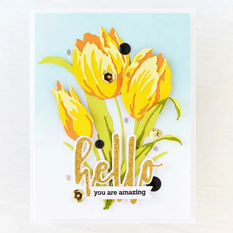 Stencil dies scrapbooking new arrival 2021 Blue Tulip background knife craft stencils for decoration Metal hollow cutters
Stencil dies scrapbooking new arrival 2021 Blue Tulip background knife craft stencils for decoration Metal hollow cutters
