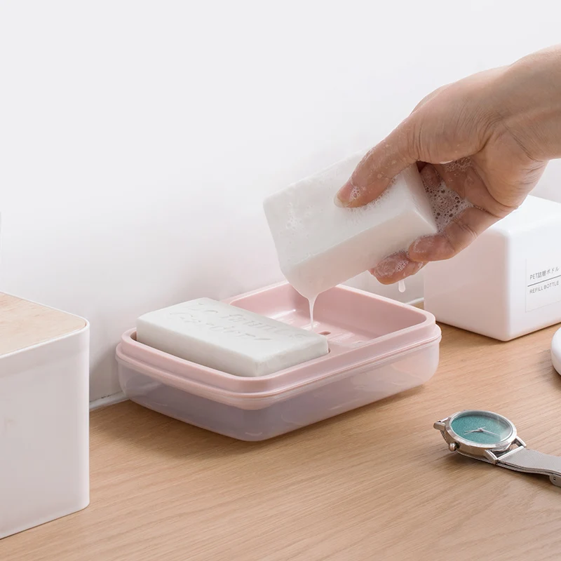 Square Drain Plastic Soap Box Travel with Lid Accessories Cute Soap Box Holder Bathroom Seifenschale Bathroom Products BL50ZH 
Square Drain Plastic Soap Box Travel with Lid Accessories Cute Soap Box Holder Bathroom Seifenschale Bathroom Products BL50ZH