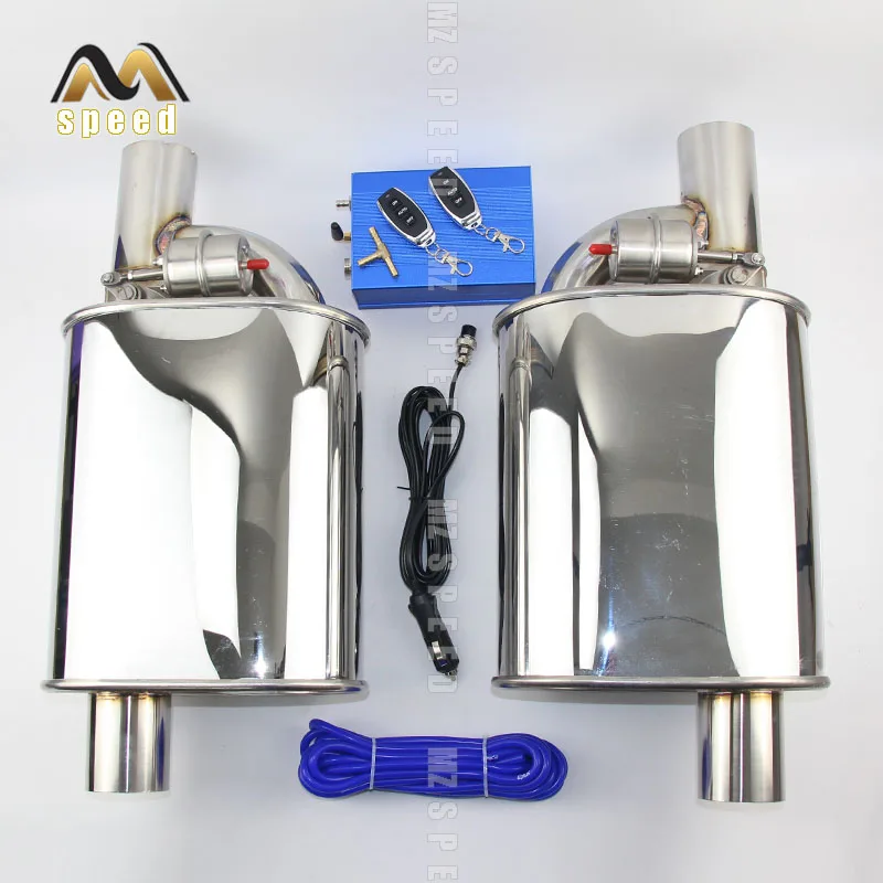 Accessories car exhaust pipe muffler 304 stainless steel exhaust pipe valve remote control modification muffler left and right
Accessories car exhaust pipe muffler 304 stainless steel exhaust pipe valve remote control modification muffler left and right