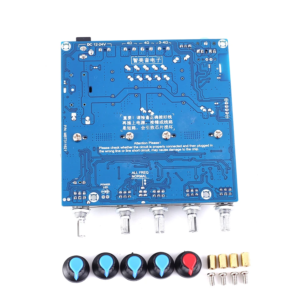 TPA3116 Bluetooth 5.0 Stereo 2.1 Subwoofer Amplifier Module Dual Channel Audio Receiver 50W+50W+100W DC 12V 24V
TPA3116 Bluetooth 5.0 Stereo 2.1 Subwoofer Amplifier Module Dual Channel Audio Receiver 50W+50W+100W DC 12V 24V