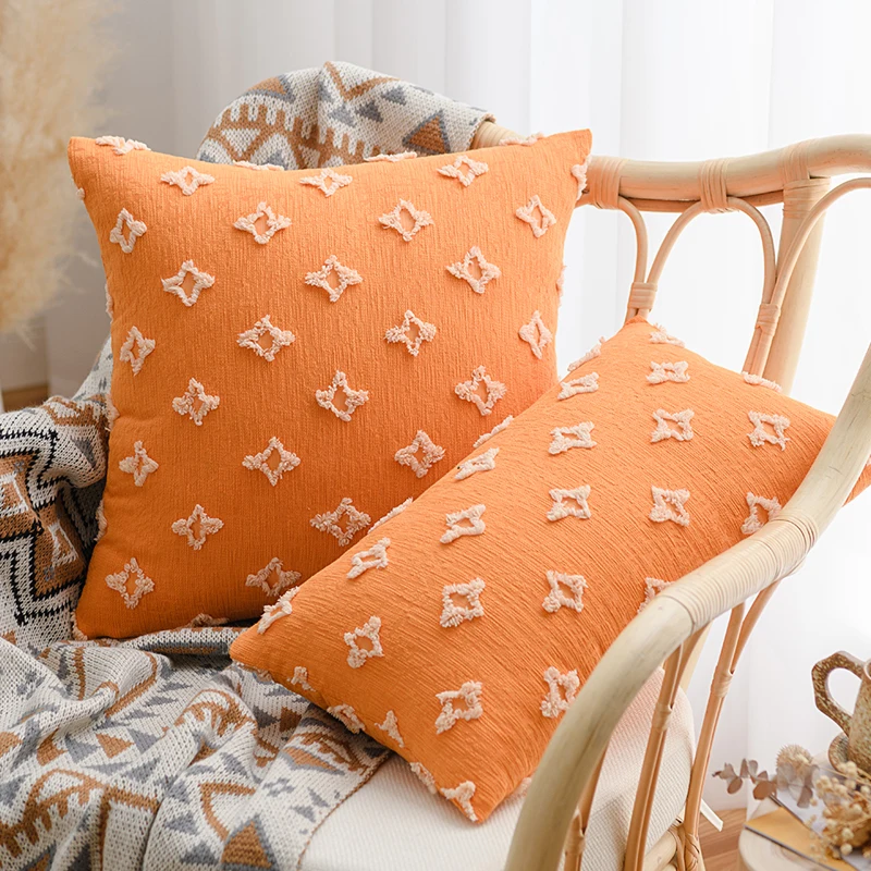 Soft Cushion Cover Rhombic Mustard Yellow Black Red Green Grey Orange Jacquard Pillow Cover 45x45cm Home Decor Sofa Couch Bed
Soft Cushion Cover Rhombic Mustard Yellow Black Red Green Grey Orange Jacquard Pillow Cover 45x45cm Home Decor Sofa Couch Bed