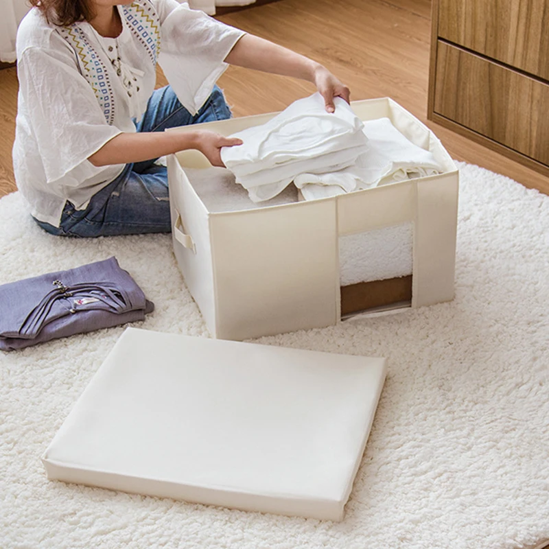 NEW Style Quilt Clothes Oxford Cloth Storage Box Dirty Clothes Collecting Case Durable Use Organizer Home Storage Bag
NEW Style Quilt Clothes Oxford Cloth Storage Box Dirty Clothes Collecting Case Durable Use Organizer Home Storage Bag