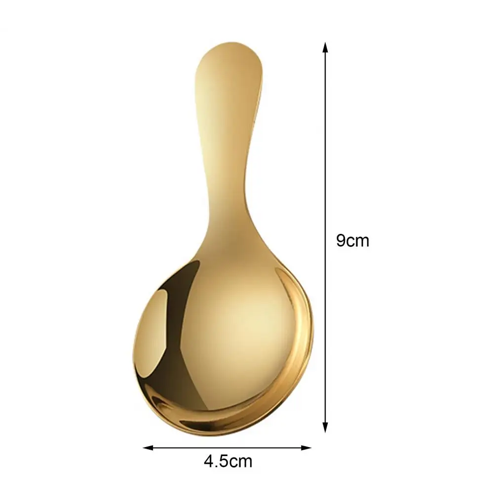 Salt Spoon Short Handle Food Graded Stainless Steel Reusable Mini Dessert Spoon for Home
Salt Spoon Short Handle Food Graded Stainless Steel Reusable Mini Dessert Spoon for Home