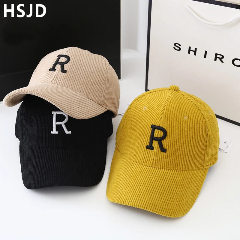 Corduroy Embroidery R Baseball Caps For Women Men Autumn Winter Adjustable Snapback Hat Unisex Casual Dad Hat Hip Hop Female Cap
Corduroy Embroidery R Baseball Caps For Women Men Autumn Winter Adjustable Snapback Hat Unisex Casual Dad Hat Hip Hop Female Cap