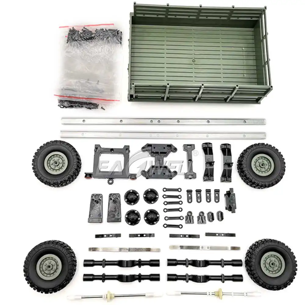 RCTOYFUN Blue/Green/Yellow DIY Plastic+Metal Trailer Kit For WPL B16 B16K B14 B14K B24K B24 1/16 military truck RC Car
RCTOYFUN Blue/Green/Yellow DIY Plastic+Metal Trailer Kit For WPL B16 B16K B14 B14K B24K B24 1/16 military truck RC Car