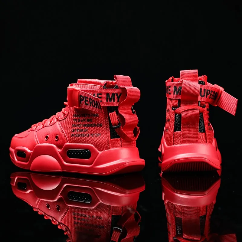 Hot Sale High Top Red Bottom Trend Sneakers For Men Hip Hop Casual Mens Shoes Tennis Boots Men Sports Running Shoes
Hot Sale High Top Red Bottom Trend Sneakers For Men Hip Hop Casual Mens Shoes Tennis Boots Men Sports Running Shoes