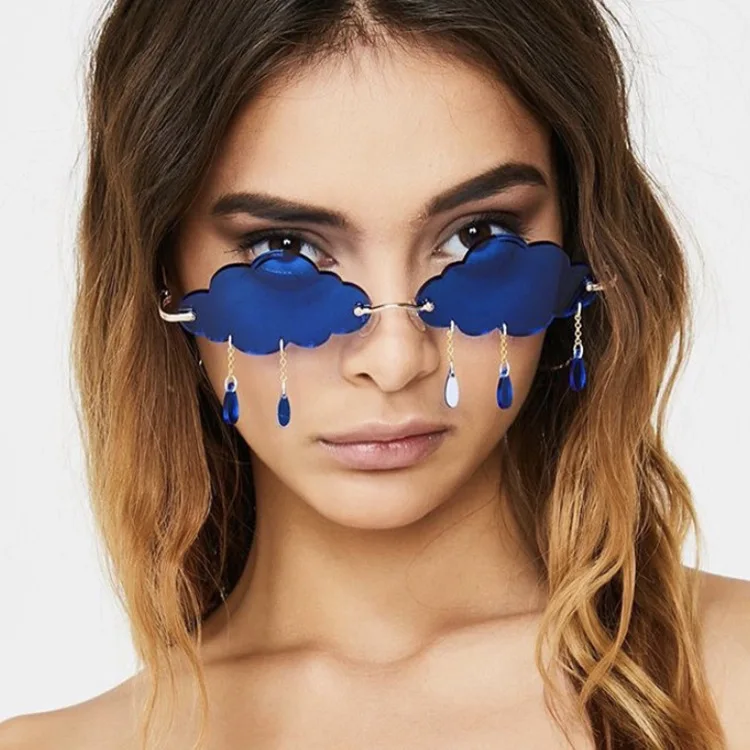 New Sunglasses Women's Pendant Cloud Sunglasses Women Fashion Personality Party Funny Cool Ocean Film Sunglasses
New Sunglasses Women's Pendant Cloud Sunglasses Women Fashion Personality Party Funny Cool Ocean Film Sunglasses