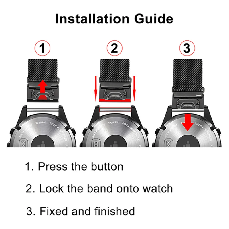 26 20 22mm Watchband For Garmin Fenix 6 6X Pro 5 5X Plus 3HR STAINLESS STEEL Band Fenix6 Fenix5 Watch Quick Release Wrist Strap
26 20 22mm Watchband For Garmin Fenix 6 6X Pro 5 5X Plus 3HR STAINLESS STEEL Band Fenix6 Fenix5 Watch Quick Release Wrist Strap