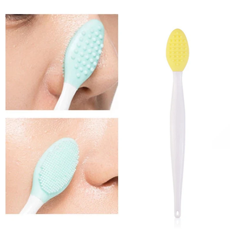 1Pc Yellow Beauty Skin Care Wash Face Silicone Brush Exfoliating Nose Clean Blackhead Removal Brush Tool with Replacement Head
1Pc Yellow Beauty Skin Care Wash Face Silicone Brush Exfoliating Nose Clean Blackhead Removal Brush Tool with Replacement Head