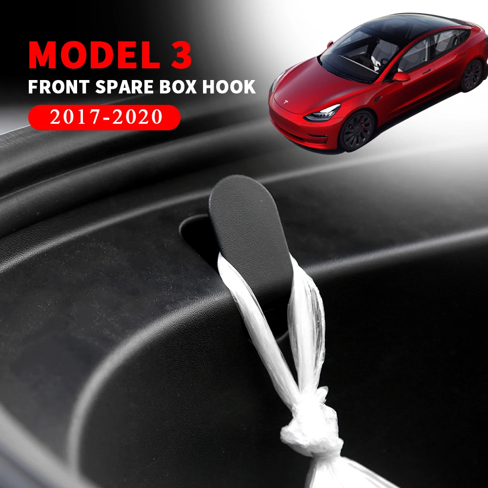 For Tesla Model 3 2017-2020 2pcs Car Front Trunk Hooks Grocery Bag Hanging Clips Organizer Auto Accessories Easy to Install
For Tesla Model 3 2017-2020 2pcs Car Front Trunk Hooks Grocery Bag Hanging Clips Organizer Auto Accessories Easy to Install