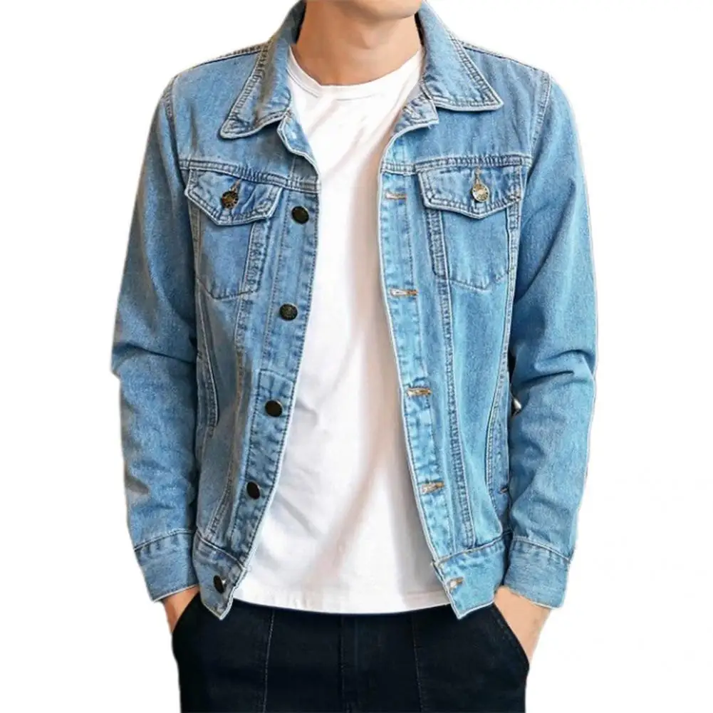 Cool Outwear Solid Color Denim Jacket for Daily Wear Men Jacket Cool Outwear Solid Color Denim Jacket for Daily Wear
Cool Outwear Solid Color Denim Jacket for Daily Wear Men Jacket Cool Outwear Solid Color Denim Jacket for Daily Wear