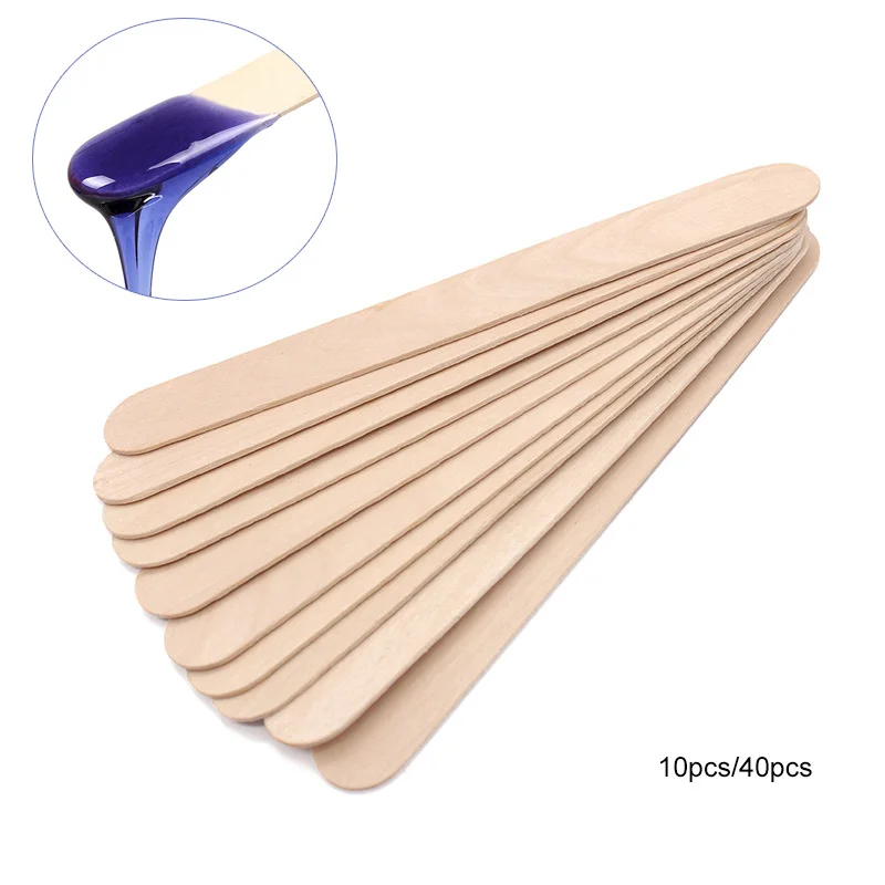 10/40pcs Wooden Waxing Stick Disposable Hair Removal Spatulas Tongue Waxing Sticks for Man Woman Body Beauty Tools
10/40pcs Wooden Waxing Stick Disposable Hair Removal Spatulas Tongue Waxing Sticks for Man Woman Body Beauty Tools