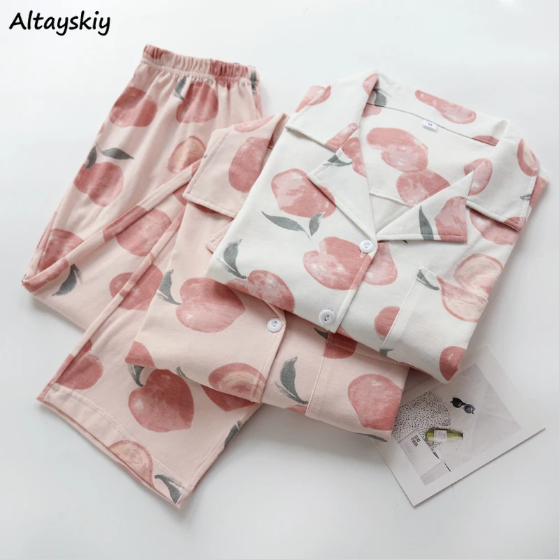 Fall Pajama Sets Women Japanese Style Kawaii Print Chic Schoolgirls Homewear Daily Trendy Elastic Waist Ladies Pajamas Sleepwear
Fall Pajama Sets Women Japanese Style Kawaii Print Chic Schoolgirls Homewear Daily Trendy Elastic Waist Ladies Pajamas Sleepwear